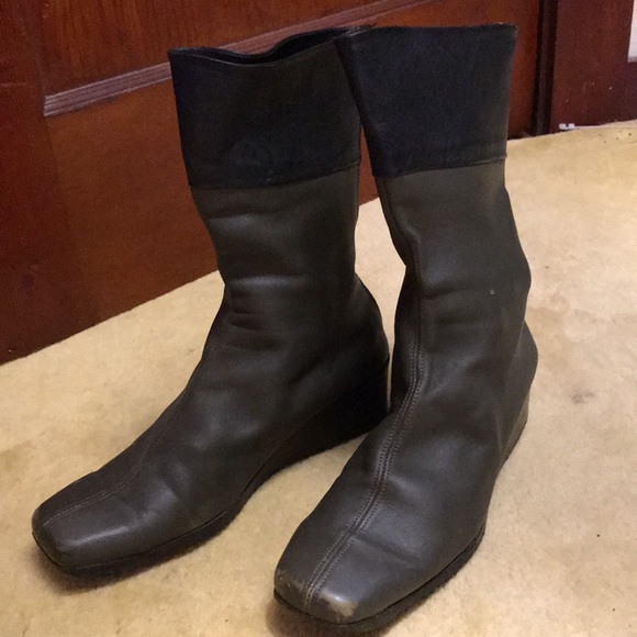 Arche Ankle Boot vintage 2001 size 9 or 9.5 Olive & Black leather - Picture 8 of 8